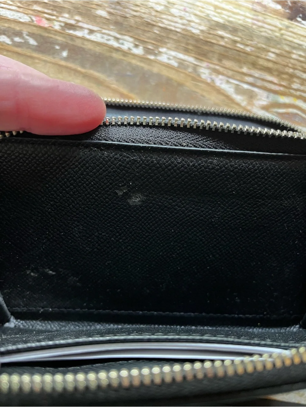 Coach Black Leather ID Wallet No. F1453